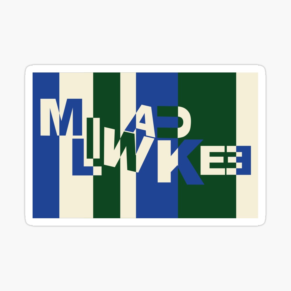 Cream City - Milwaukee Wisconsin Sports Throwback Sticker for Sale by  perpetualbrunch