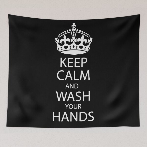 Item preview, KEEP CALM AND WASH YOUR HANDS designed and sold by ThingsShop.
