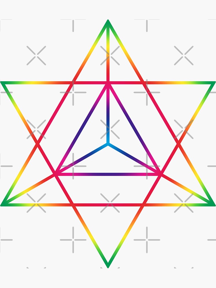 Merkaba Sacred Geometry Star Tetrahedron Flower Of Life by thespottydogg