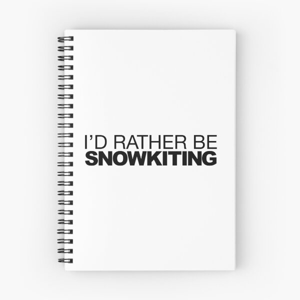 Item preview, Id rather be Snowkiting designed and sold by LudlumDesign.