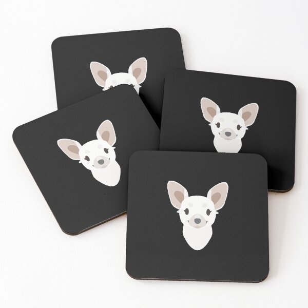 Item preview, Cute, Minimalist, White Chihuahua designed and sold by SkywardSylphina.