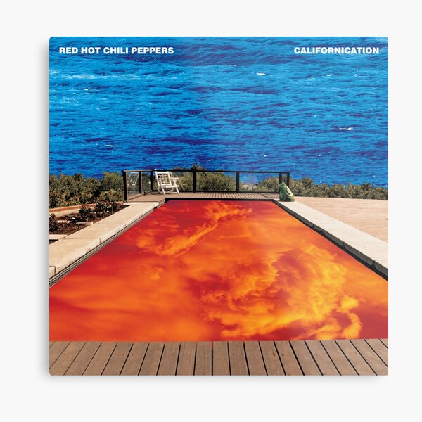 red hot chili peppers californication album cover Metal Print