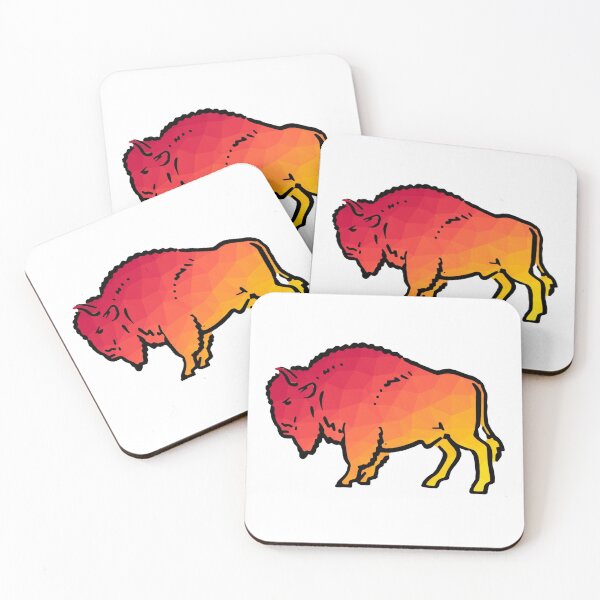 Item preview, Red to Yellow Bison Sticker designed and sold by Mountainman420.