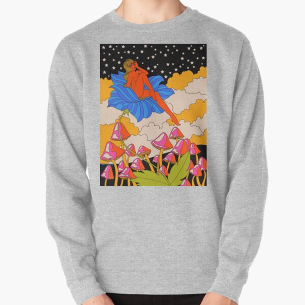 Dame dans une fleur Sweatshirt épais