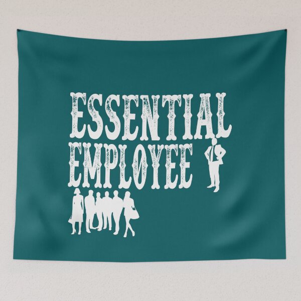 Item preview, Essential Employee Funny Ideas And Illustration designed and sold by cutitoutsir.