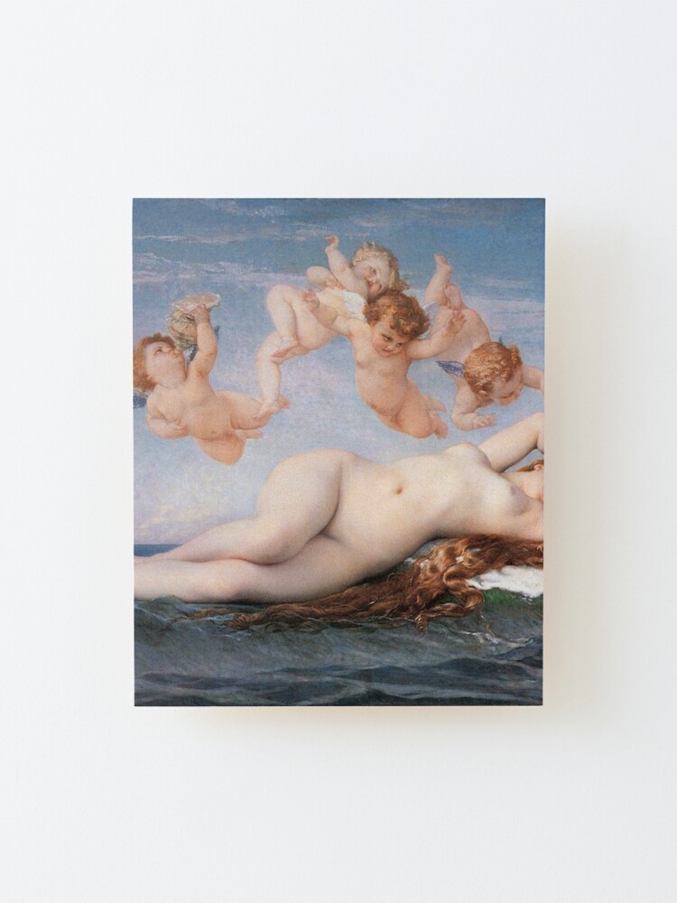 Alternate view of The #Birth of #Venus, Alexandre Cabanel 1875 #TheBirthofVenus #BirthofVenus Mounted Print