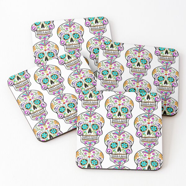 Item preview, Mexican skull colorful designed and sold by PidoPido.