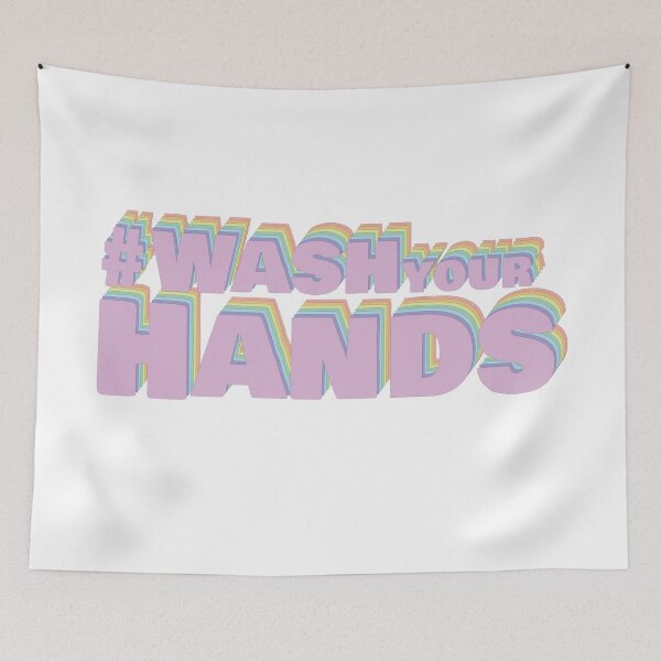 Item preview, #WashYourHands designed and sold by ThingsShop.