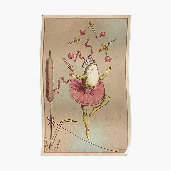 froggy ballerina Poster