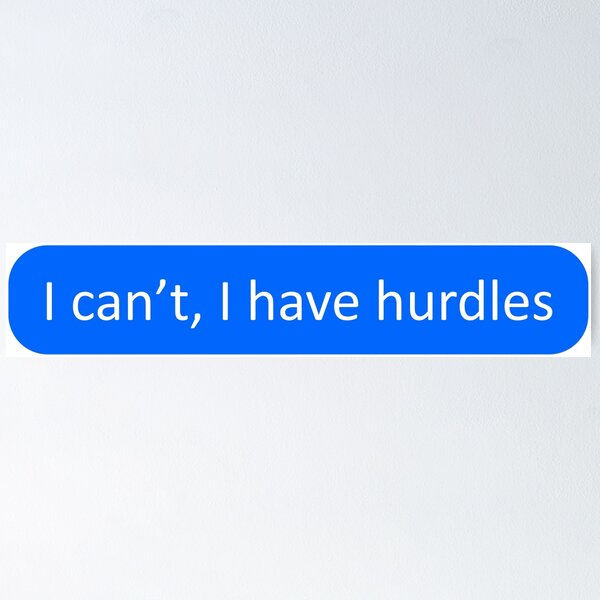 Item preview, I can't, I have hurdles designed and sold by SmileMiau.