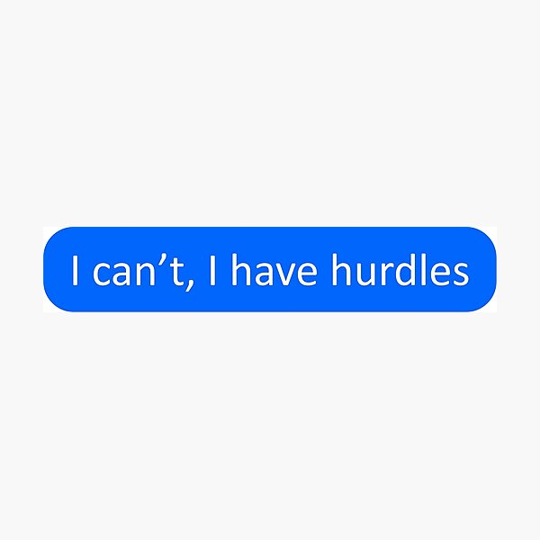 Item preview, I can't, I have hurdles designed and sold by SmileMiau.