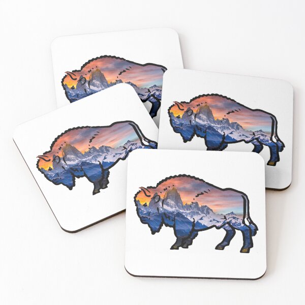 Item preview, Mountain Bison Design Sticker designed and sold by Mountainman420.