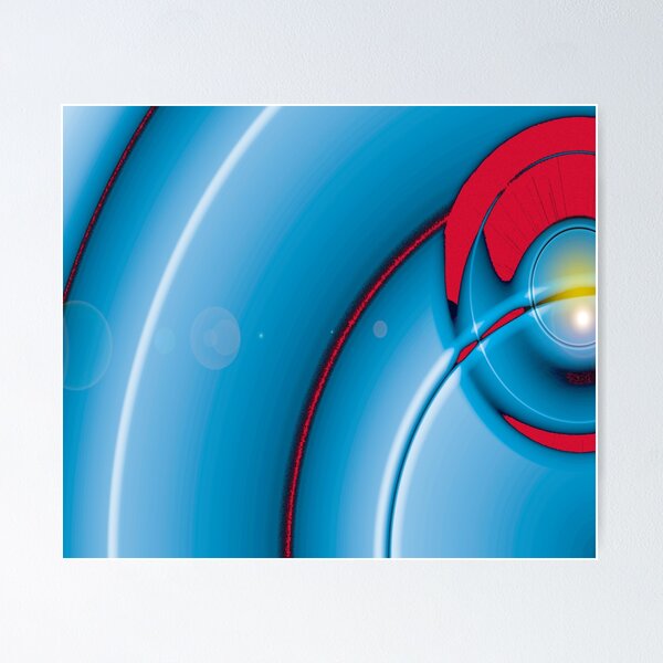 Item preview, Rhythmic Blue Intensity designed and sold by Burtoncolorado.