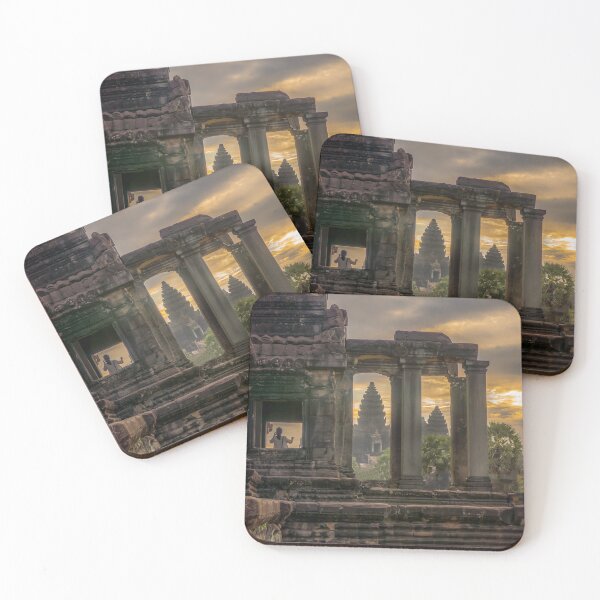 Item preview, Exterior of temple against the sky designed and sold by RezieMart.