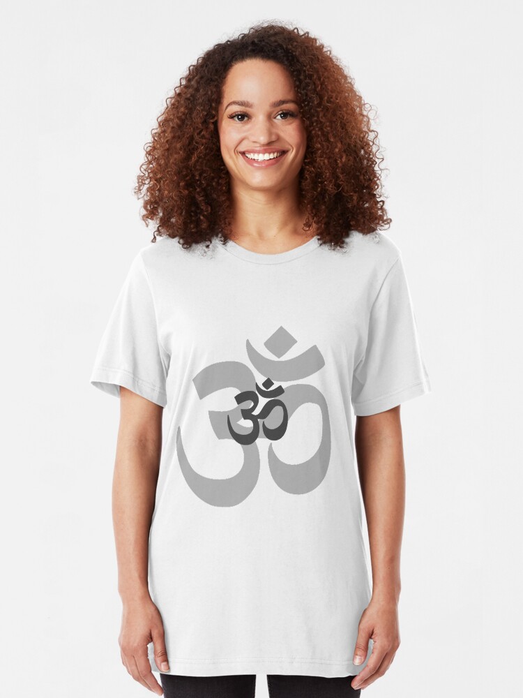 Yoga Clothing For You Ladies AUM Symbol Tri-Blend Hoodie 2XL Solid Black