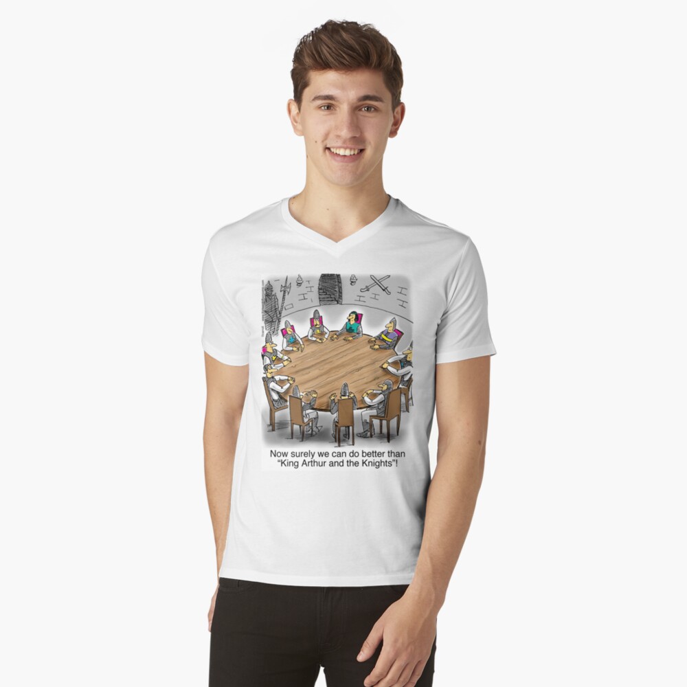 Item preview, V-Neck T-Shirt designed and sold by 13thfloorcomic.