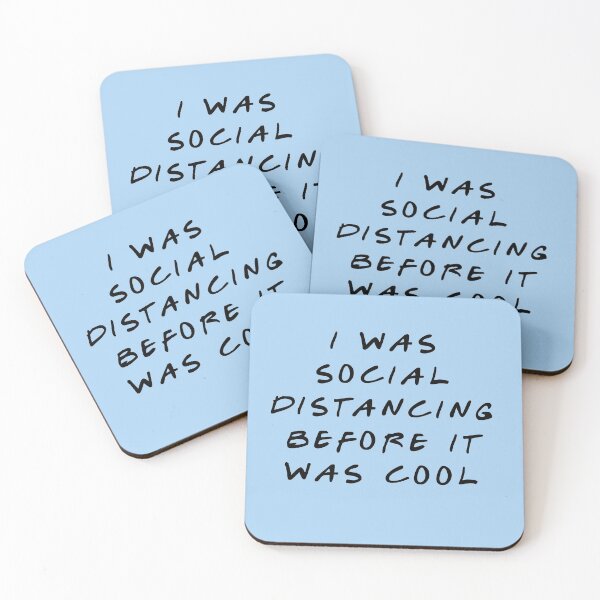 Item preview, I Was Social Distancing Before it Was Cool designed and sold by Greenbaby.