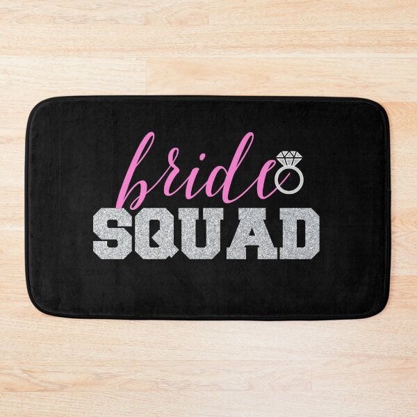 Item preview, Bride Squad Silver Glitter - Team Bride - Bridesmaid - Bachelorette Party designed and sold by zenspired.