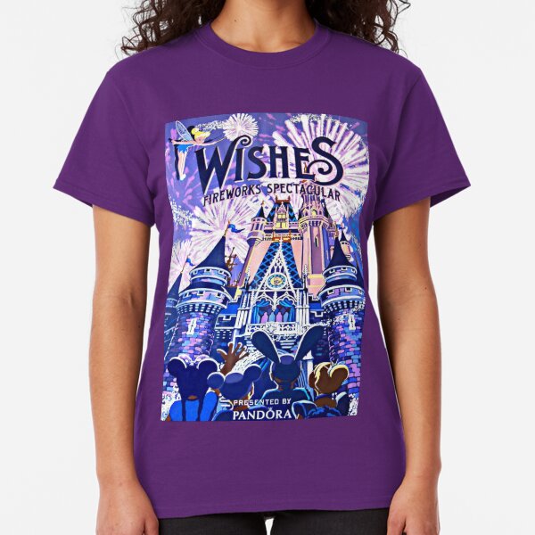 Wishes! Nighttime Spectacular Poster Classic T-Shirt