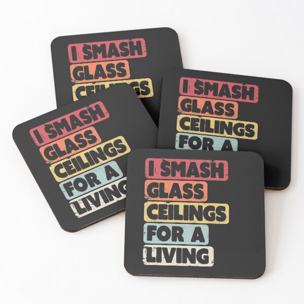 Item preview, Smash Glass Ceilings, Gender Pay Gap Design. Feminist Tee. designed and sold by PackAPunch.