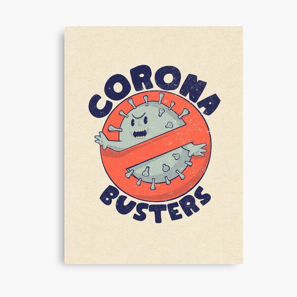 Item preview, Corona Busters Logo T Shirt Mask for Frontline Virus Covid19 Vaccinated Healthcare Hero Workers Survived ICU Nurse Doctors MD Medical Staff Self Isolating First Responders Coronabusters Volunteer designed and sold by Any Color Designs.