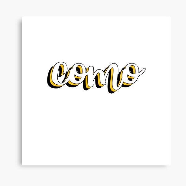 COMO Canvas Print