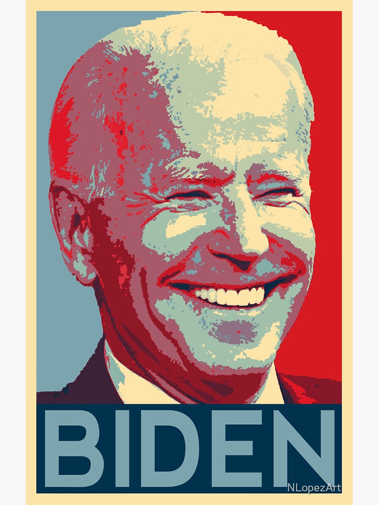 "Joe Biden" Sticker for Sale by NLopezArt | Redbubble