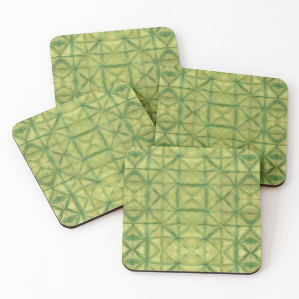 Item preview, Lime Paper Shibori Grid designed and sold by Nina May Designs.