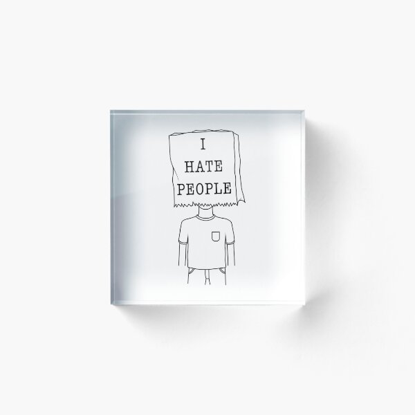 Item preview, I Hate People designed and sold by Saphirtattoos.
