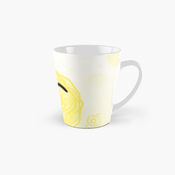 Yellow Scribbling Tall Mug