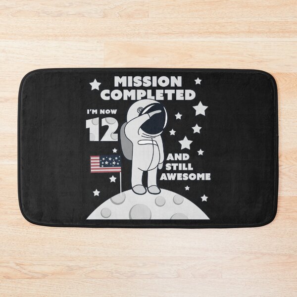 Item preview, 12th Birthday, 12 Year Old Tee. Astronaut, Mission Completed Print designed and sold by PackAPunch.