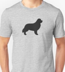 Newfoundland Dog Silhouette(s) Unisex T-Shirt