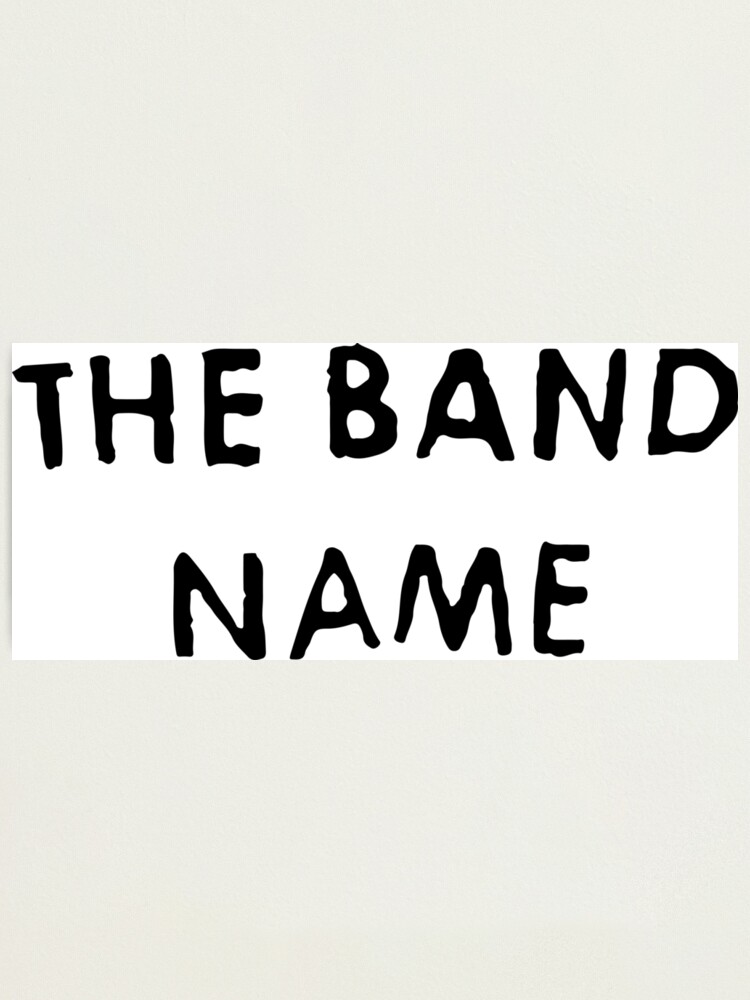 The Band Name- ajr&quot; Photographic Print for Sale by noracurtis3 