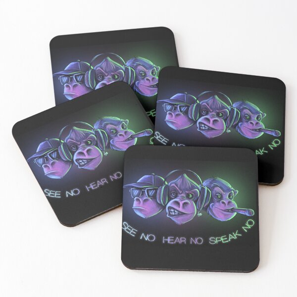 Item preview, Three Wise Monkeys designed and sold by Mamzelle-Lune.