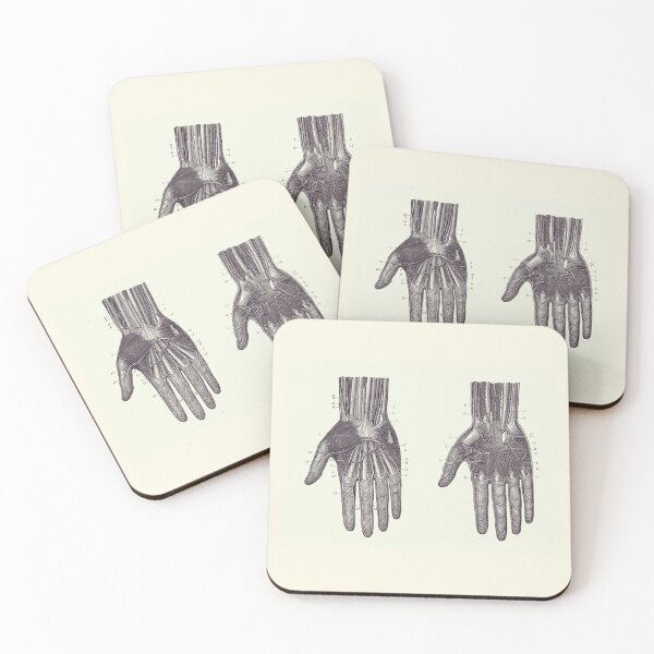 Item preview, Hand Muscular and Circulatory Systems - Dual View - Vintage Anatomy 2 designed and sold by VAposters.
