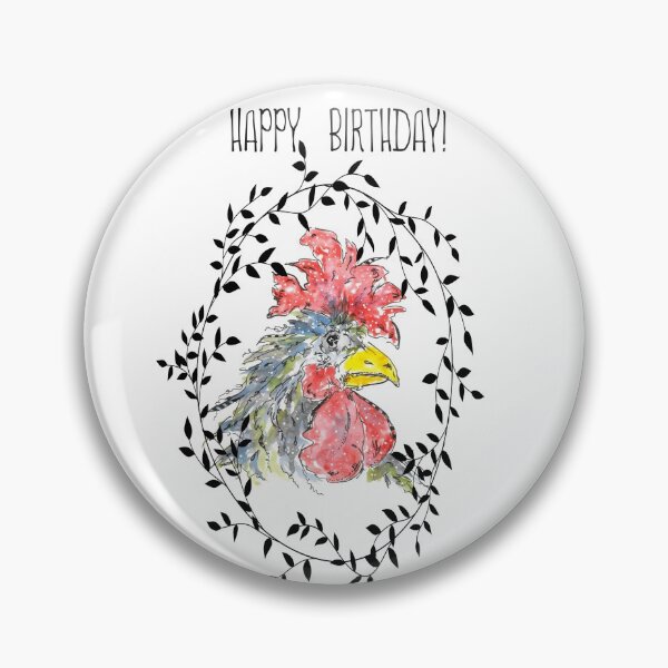 Item preview, Happy birthday rooster designed and sold by WiMGcreative.