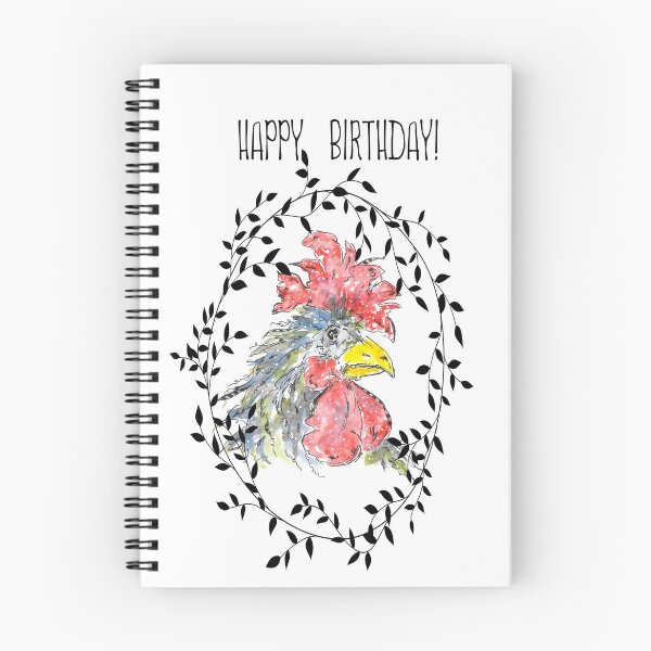 Item preview, Happy birthday rooster designed and sold by WiMGcreative.
