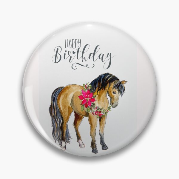Item preview, birthday holiday pony designed and sold by WiMGcreative.