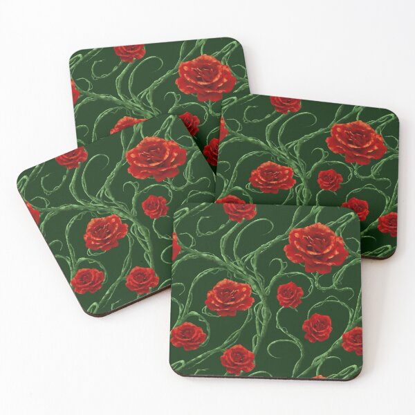 Item preview, Rose Vines Flowers Seamless Pattern designed and sold by XzavierJJ.