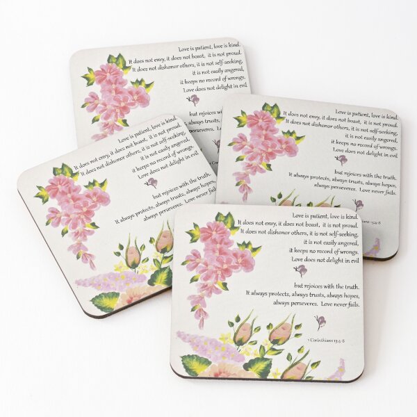 Item preview, 1st Corinthians 13 with Roses designed and sold by Vallee Rose.