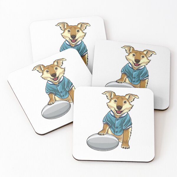 Item preview, Dog Guards Rugby Ball designed and sold by PrinceDesigns.