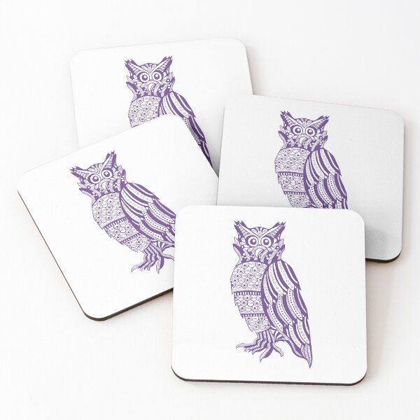 Item preview, Life's A Hoot Alone - Grape on White designed and sold by ReviveMind.