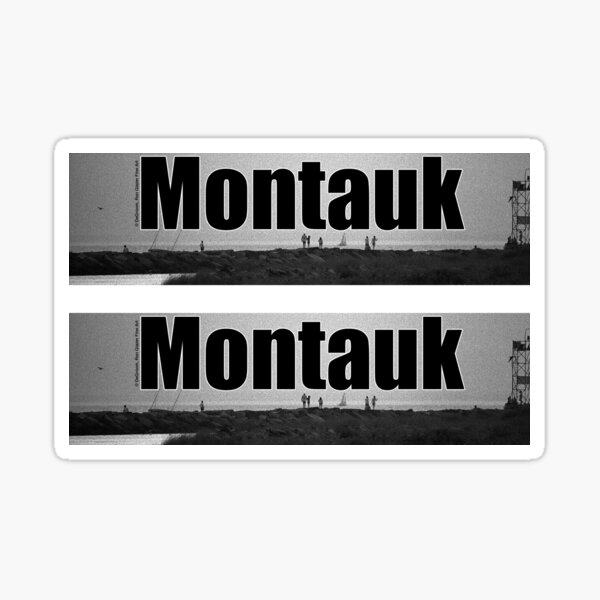 Montauk Jetty Sticker