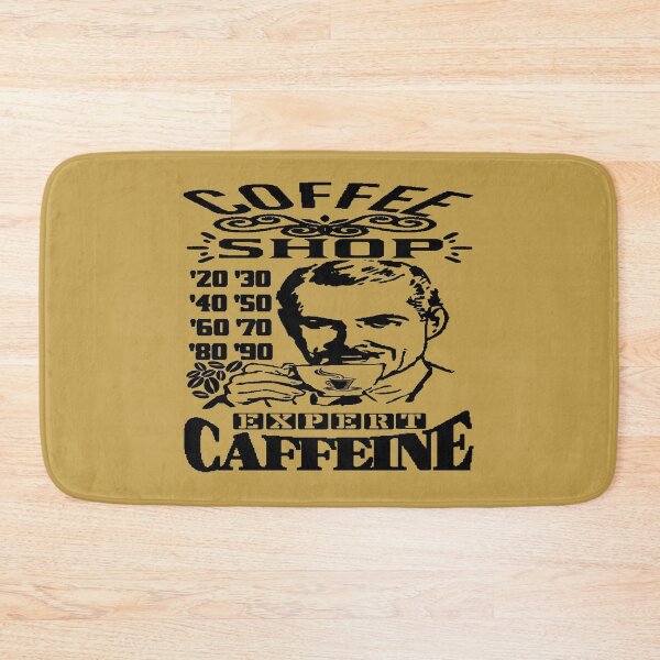 Item preview, COFFEE SHOP EXPERT CAFFEINE Poster Vintage Style designed and sold by Giulivo Store Graphic.