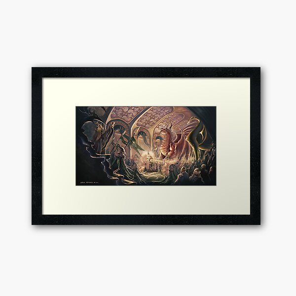 Ceremony of the Dragon Framed Art Print