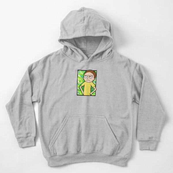 Morty Smith - Rick and Morty Kids Pullover Hoodie