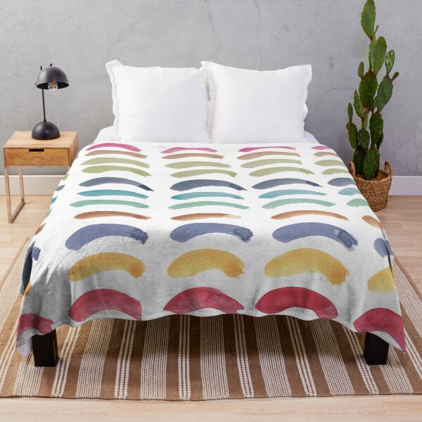 Tropical waves Throw Blanket