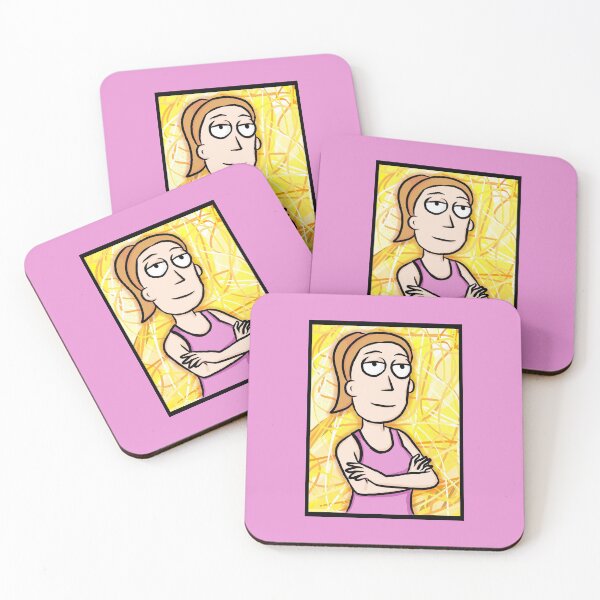 Summer Smith - Rick and Morty Coasters (Set of 4)