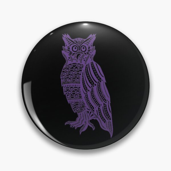 Item preview, Life's A Hoot Alone - Grape on Black designed and sold by ReviveMind.