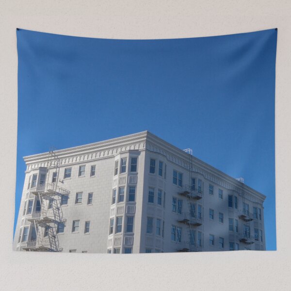 Item preview, San Fransisco Architecture with clear blue skies designed and sold by wjrtapp.